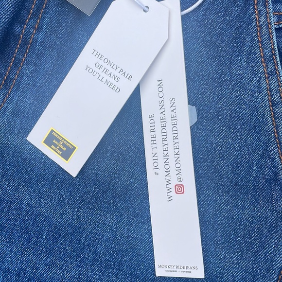 Monkey Ride Jeans NWT! High-Rise Carpenter Dad Jeans - Picture 7 of 14